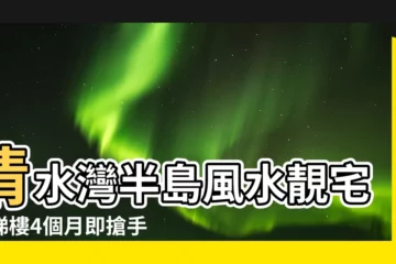 【清水灣半島風水】清水灣半島風水靚宅！睇樓4個月即搶手880萬入手