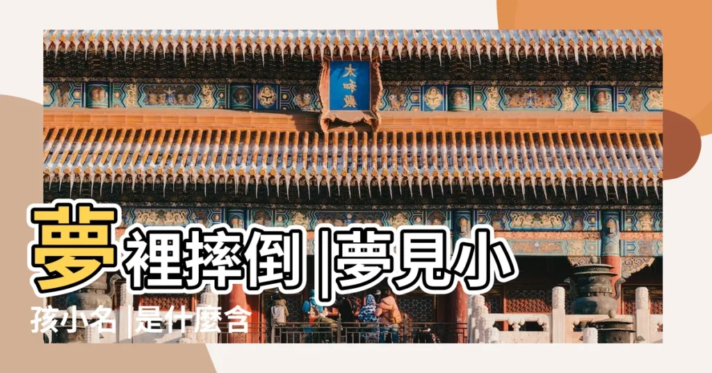 夢裡摔倒 |夢見小孩小名 |是什麼含意 |【夢見生女孩塞回去】