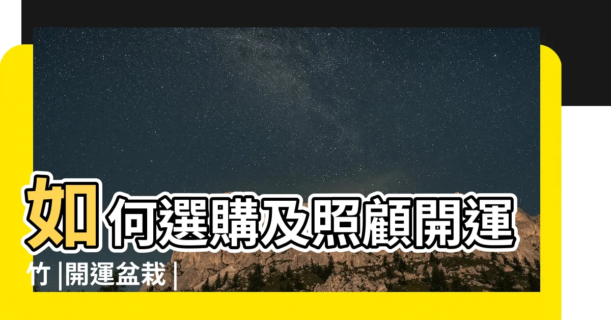 【開運竹澆水】如何選購及照顧開運竹 |開運盆栽 |水培開運竹怎麼照顧 |