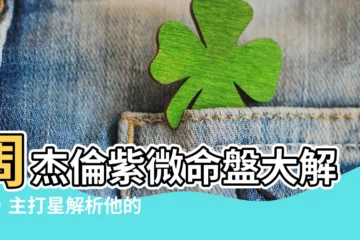 【周杰倫 紫微命盤】周杰倫紫微命盤大解密，主打星解析他的演藝之路