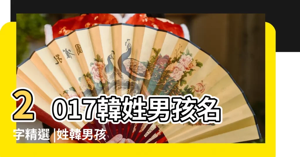 2017韓姓男孩名字精選 |姓韓男孩名字大全 |2017年姓韓的男孩名字大全屬雞韓姓男寶寶起名 |【2017年姓韓男孩名字】