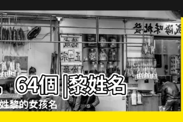 【黎姓女孩取什麼名字】164個 |黎姓名字 |姓黎的女孩名字 |
