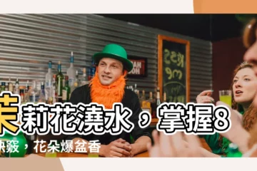 【茉莉花 澆水】茉莉花澆水，掌握8字訣竅，花朵爆盆香飄百里！