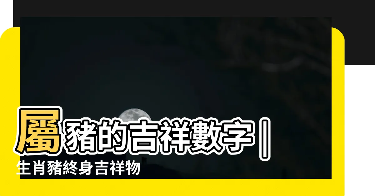 【屬豬幸運物】屬豬的吉祥數字 |生肖豬終身吉祥物 |屬豬的吉祥物 |