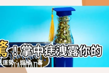 【掌中痣】驚！掌中痣洩露你的一生運勢：姻緣、事業、財富大揭密！