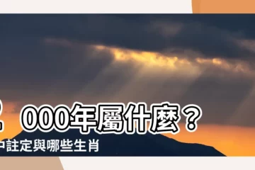 【2000 年屬什麼】2000年屬什麼？命中註定與哪些生肖絕配？