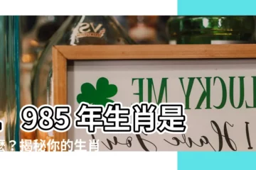 【85年次生肖】1985 年生肖是什麼？揭秘你的生肖屬性！