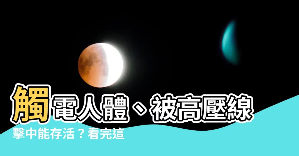 【高壓線】觸電人體、被高壓線擊中能存活？看完這篇文章保證讓你大吃一驚！