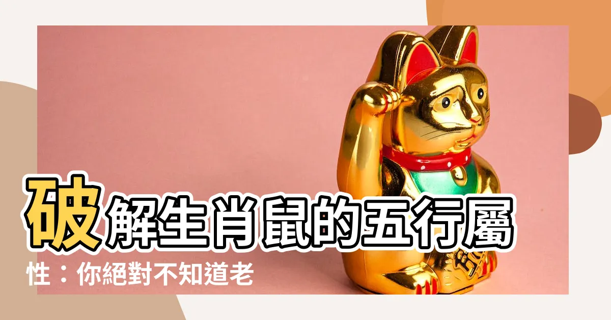 【老鼠五行屬什麼】破解生肖鼠的五行屬性：你絕對不知道老鼠五行屬什麼！