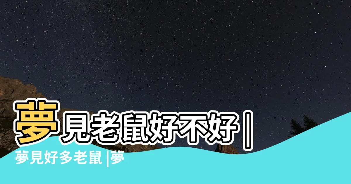 【夢到很多老鼠】夢見老鼠好不好 |夢見好多老鼠 |夢見好多老鼠 |