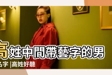 【高藝什麼的男孩名字】高姓中間帶藝字的男孩名字 |高姓好聽稀少的男孩名字2024 |帶藝字的男孩姓名大全 |