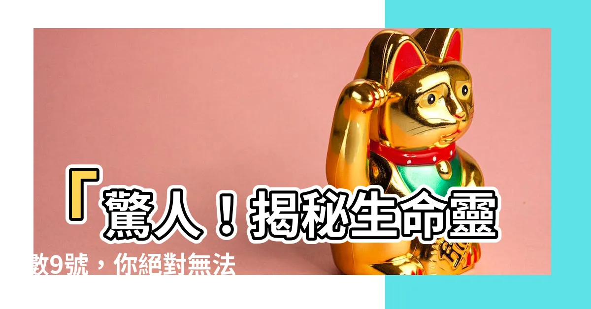 【9號代表什麼】「驚人！揭秘生命靈數9號，你絕對無法想像的代表意義！」