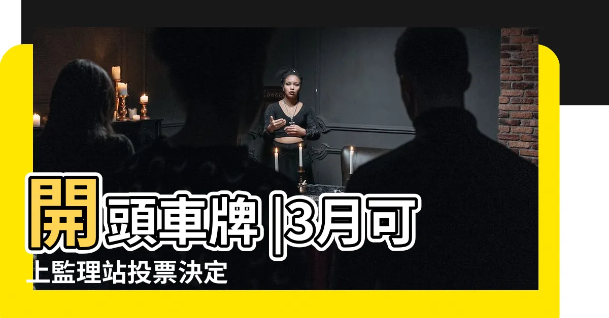 【車牌c】開頭車牌 |3月可上監理站投票決定 |英文車牌字母有禁忌貓奴想有CAT再等3至4年 |