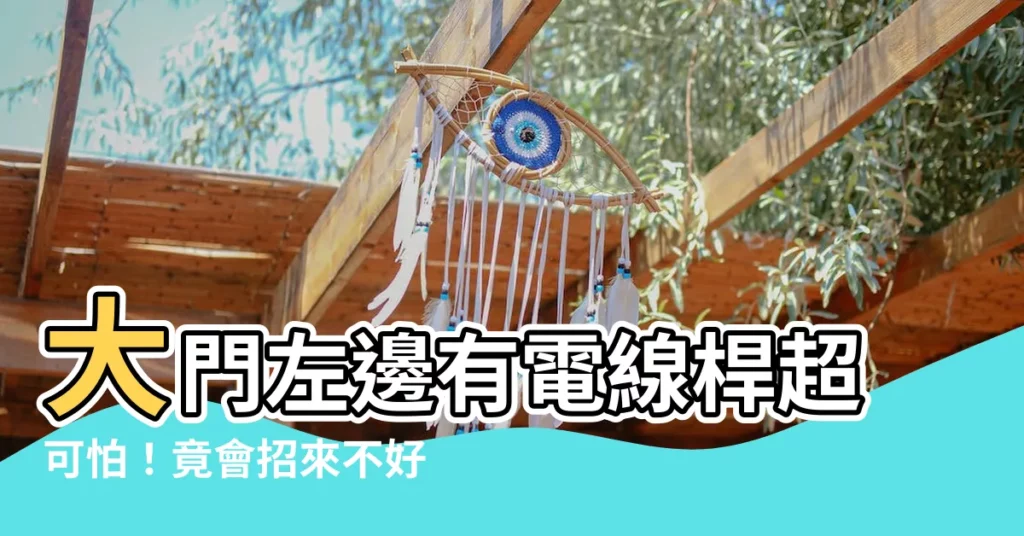 【大門左邊有電線桿】大門左邊有電線桿超可怕！竟會招來不好運？