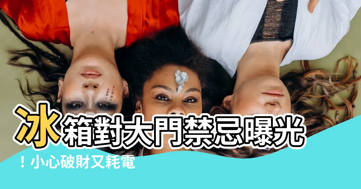 【冰箱對大門】冰箱對大門禁忌曝光！小心破財又耗電