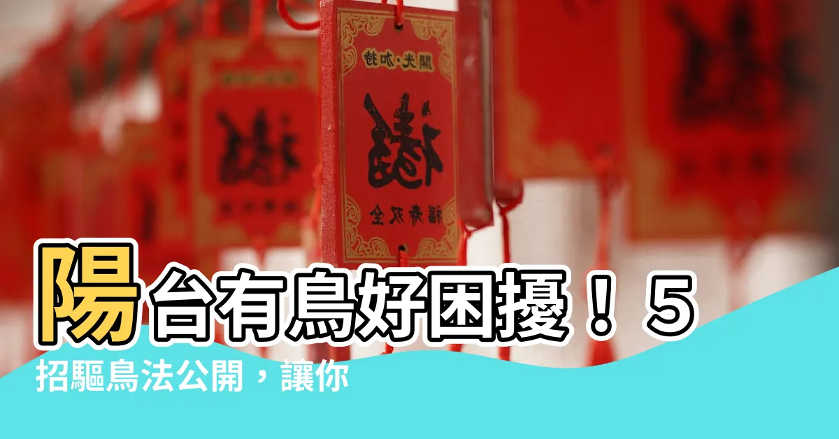 【陽台有鳥】陽台有鳥好睏擾！５招驅鳥法公開，讓你陽台鳥去樓空！