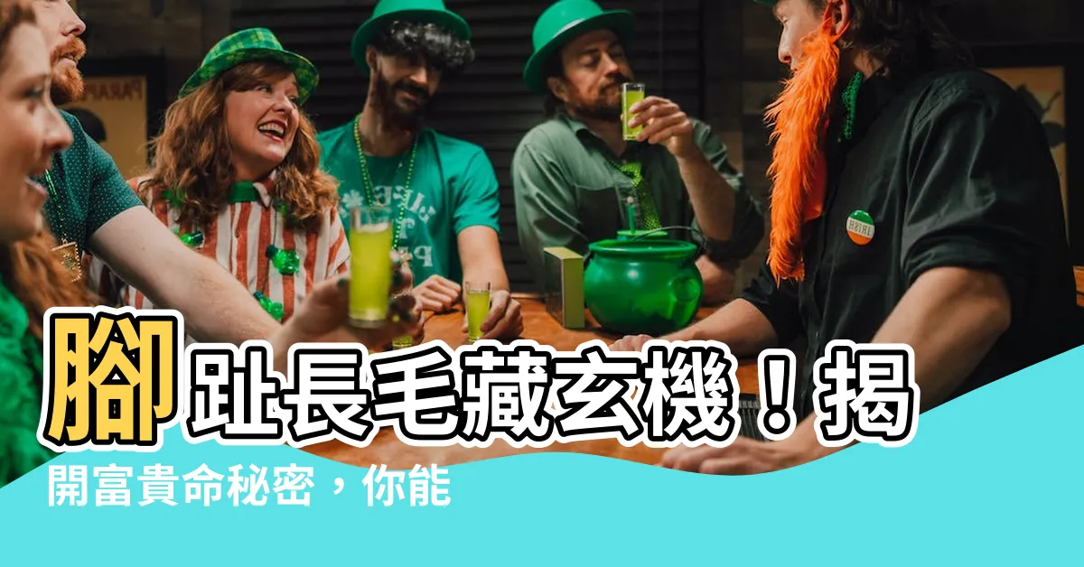 【腳趾長毛】腳趾長毛藏玄機!揭開富貴命秘密,你能擁有幾項?