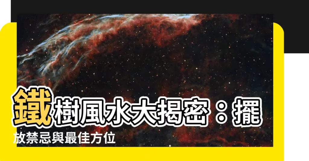 【鐵樹 風水】鐵樹風水大揭密：擺放禁忌與最佳方位