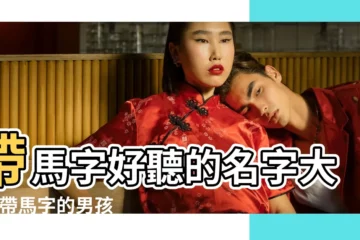 【帶馬字的小名】帶馬字好聽的名字大全 |帶馬字的男孩名字 |帶馬字旁的字取名馬字旁的男孩名字怎麼取 |