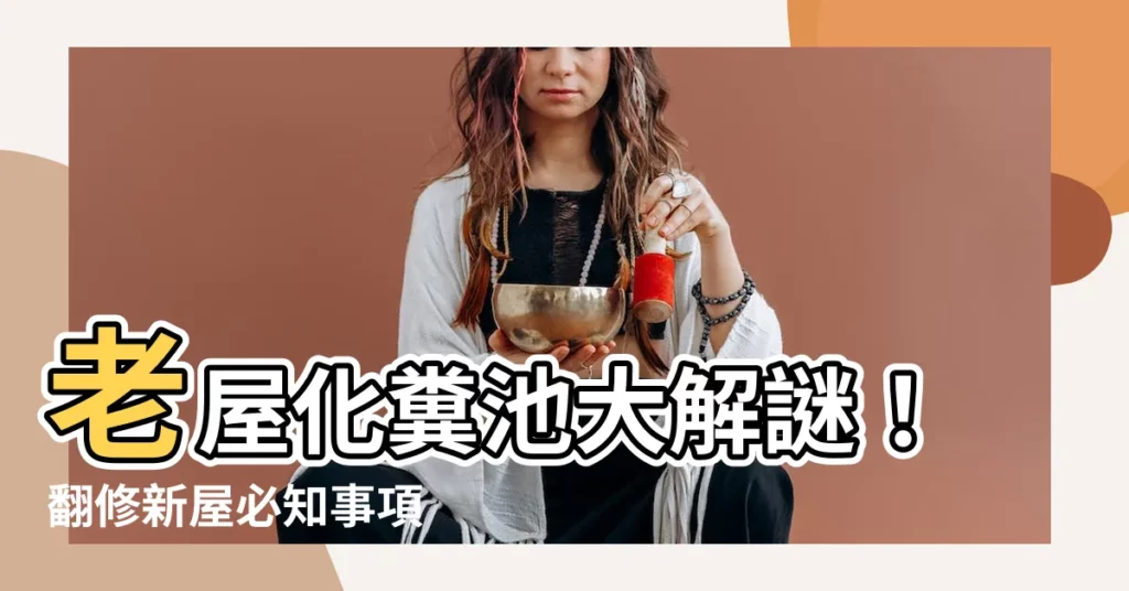 【老屋化糞池】老屋化糞池大解謎！翻修新屋必知事項