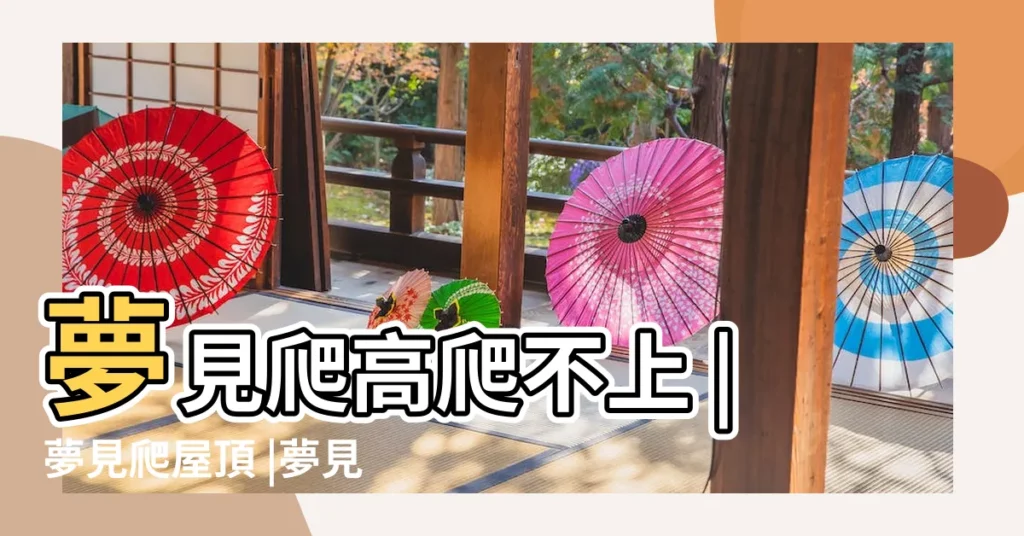夢見爬高爬不上 |夢見爬屋頂 |夢見爬上屋頂 |【夢見爬不上去屋頂】