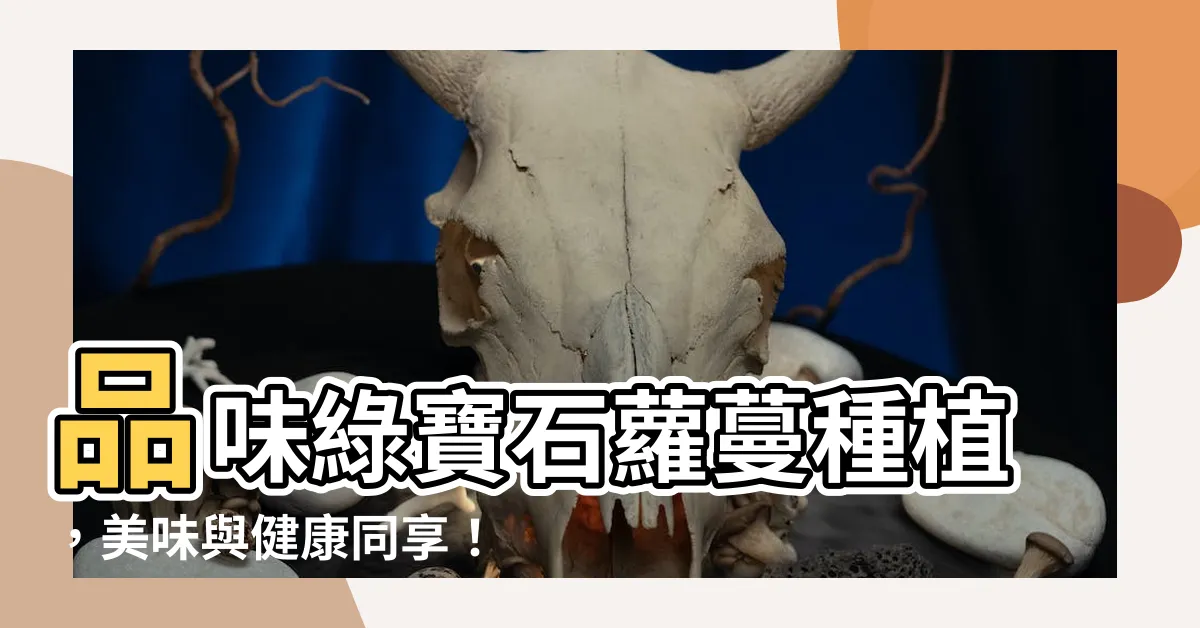 【綠寶石蘿蔓種植】品味綠寶石蘿蔓種植，美味與健康同享！
