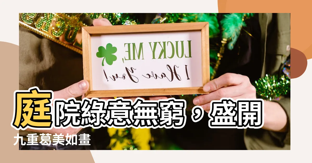 【庭院可以種九重葛嗎】庭院綠意無窮，盛開九重葛美如畫