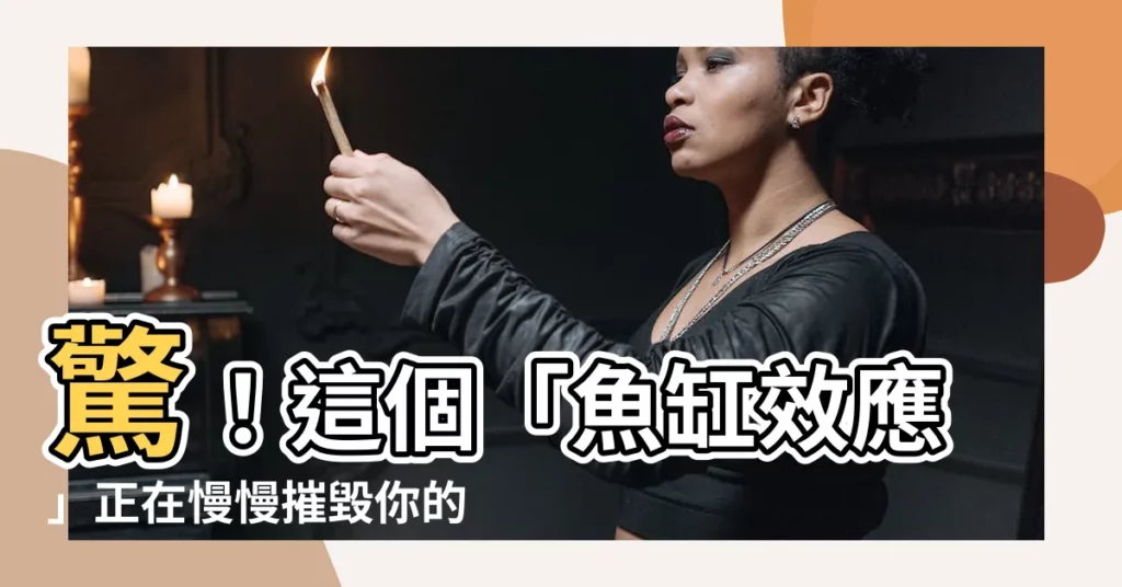 【魚缸效應】驚！這個「魚缸效應」正在慢慢摧毀你的人生