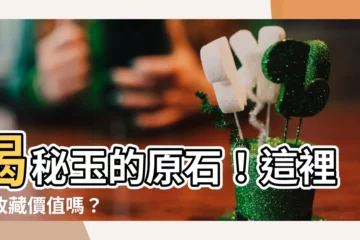 【玉的原石】揭秘玉的原石！這裡有收藏價值嗎？