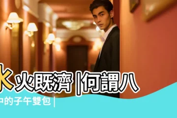 【子午雙包貴命分析】水火既濟 |何謂八字中的子午雙包 |論子午雙包為貴的可靠性 |