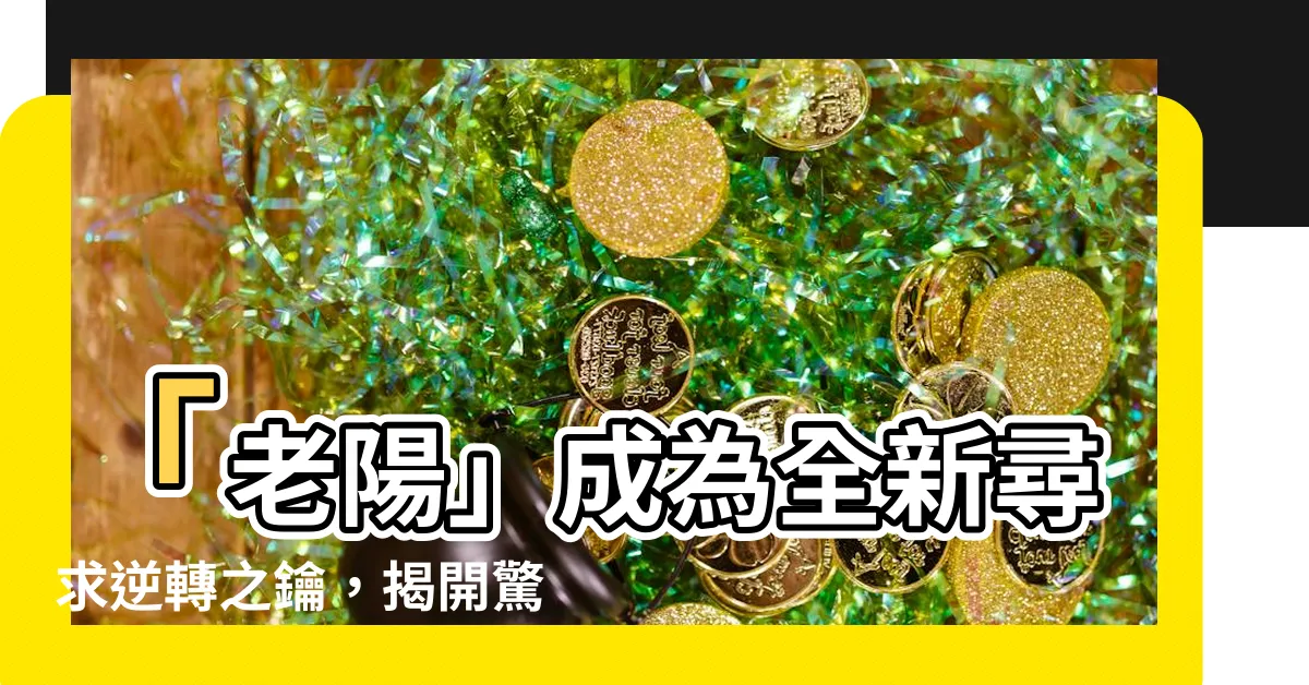 【老陽】「老陽」成為全新尋求逆轉之鑰，揭開驚人變革之秘。