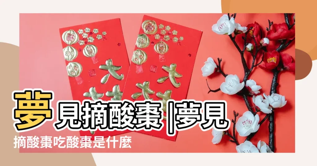 夢見摘酸棗 |夢見摘酸棗吃酸棗是什麼意思 |周公解夢 |【孕婦夢到在樹上摘酸棗】