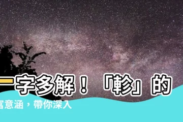【軫意思】一字多解！「軫」的豐富意涵，帶你深入瞭解成語中的「軫」！