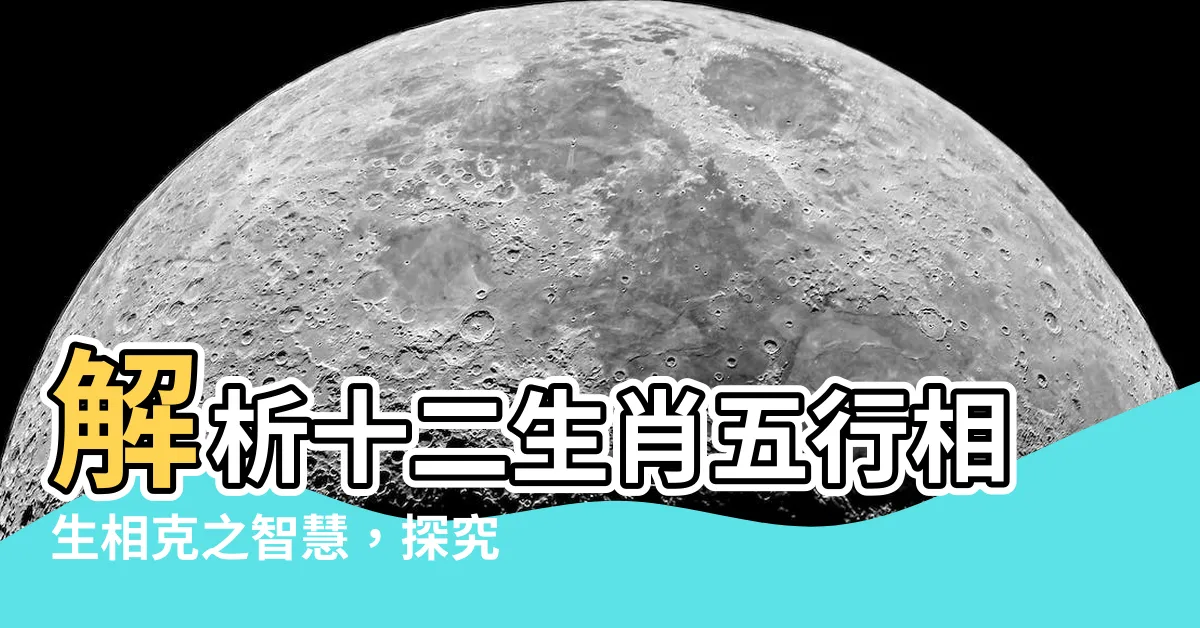 【五行 生肖】解析十二生肖五行相生相剋之智慧，探究古人藴藏的寶藏