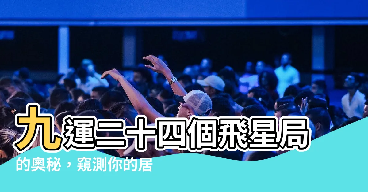 【九運 二 十 四 個 山 向 飛 星 局】九運二十四個飛星局的奧秘，窺測你的居所風水吉凶！