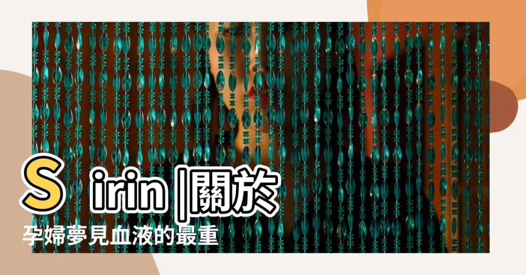 Sirin |關於孕婦夢見血液的最重要跡象 |孕婦夢見內褲上有血 |【孕婦夢見內褲黑色血】