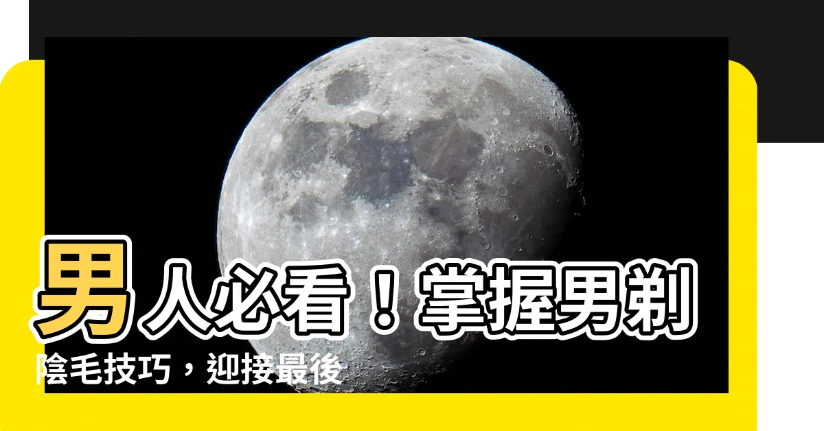 【男 剃陰毛】男人必看！掌握男剃陰毛技巧，迎接最後一里路的口碑推薦