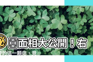 【右眼睛旁邊有痣】㊙️面相大公開！右眼旁的這一顆痣，竟然暗藏著驚人財運！