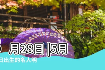 【5月28日出生的女明星】5月28日 |5月28日出生的名人明星有哪些 |5月28日明星生日名單 |