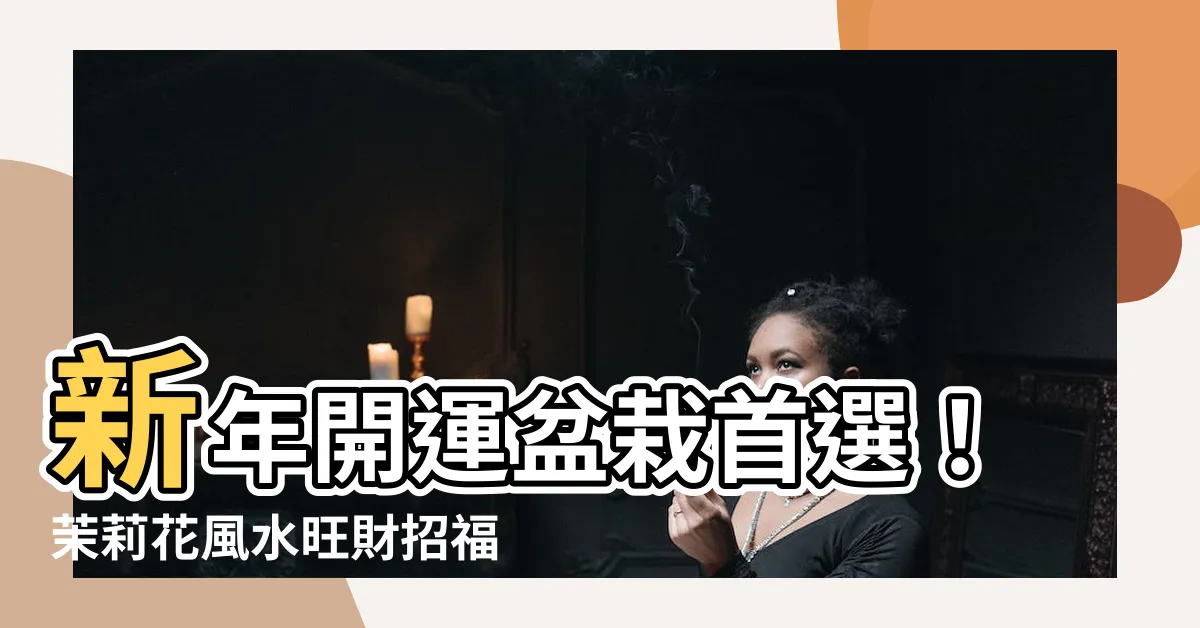 【茉莉花風水】新年開運盆栽首選！茉莉花風水旺財招福，擺對位置財運到家