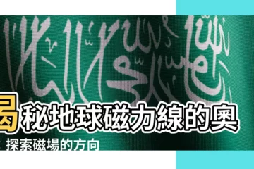 【地球磁力線方向】揭秘地球磁力線的奧秘：探索磁場的方向與變化