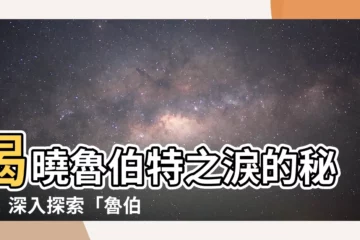 【魯伯特之淚歌詞】揭曉魯伯特之淚的秘密！深入探索「魯伯特之淚」歌詞的奧秘