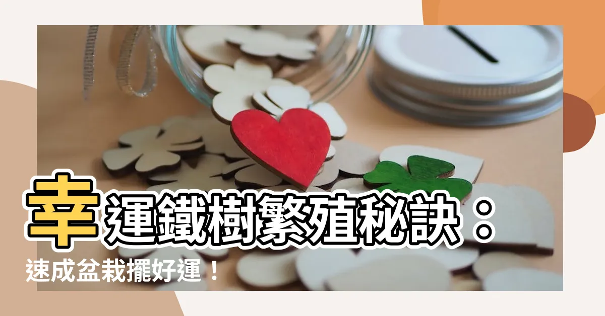 【幸運鐵樹繁殖】幸運鐵樹繁殖秘訣：速成盆栽擺好運！