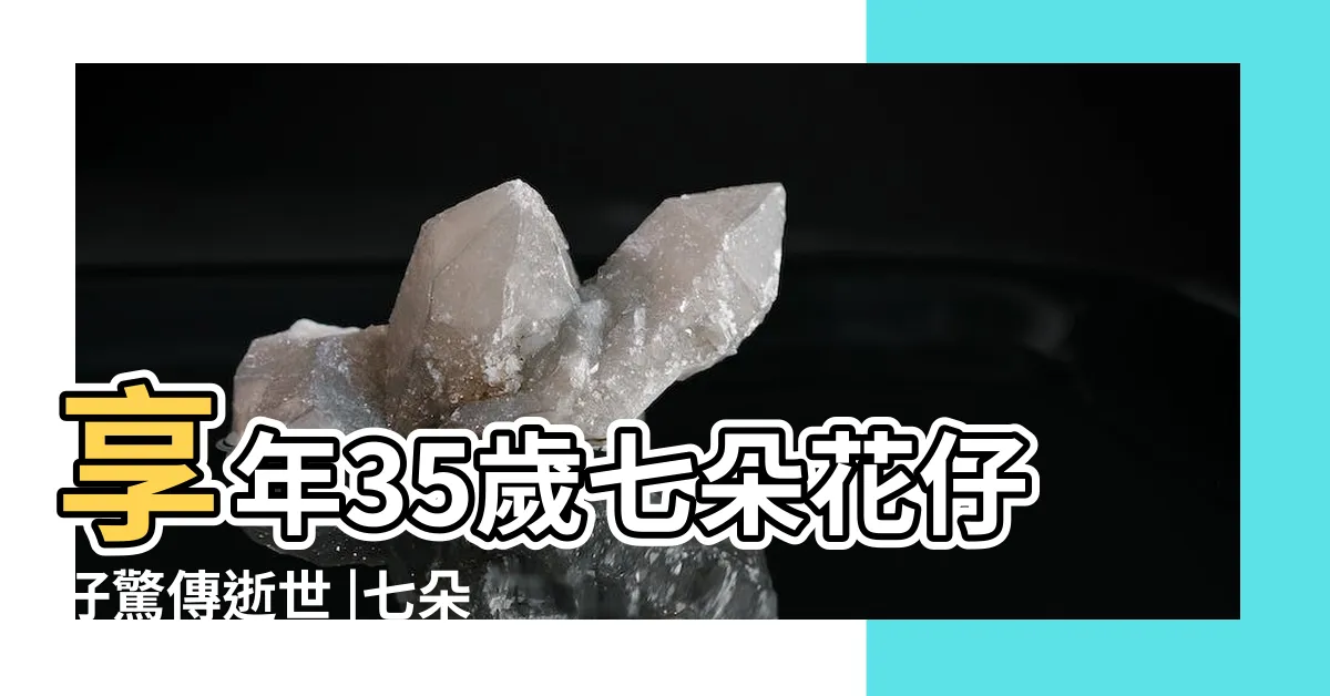 【周霹岑七朵花】享年35歲七朵花仔仔驚傳逝世 |七朵花原來的七位成員都是誰啊 |