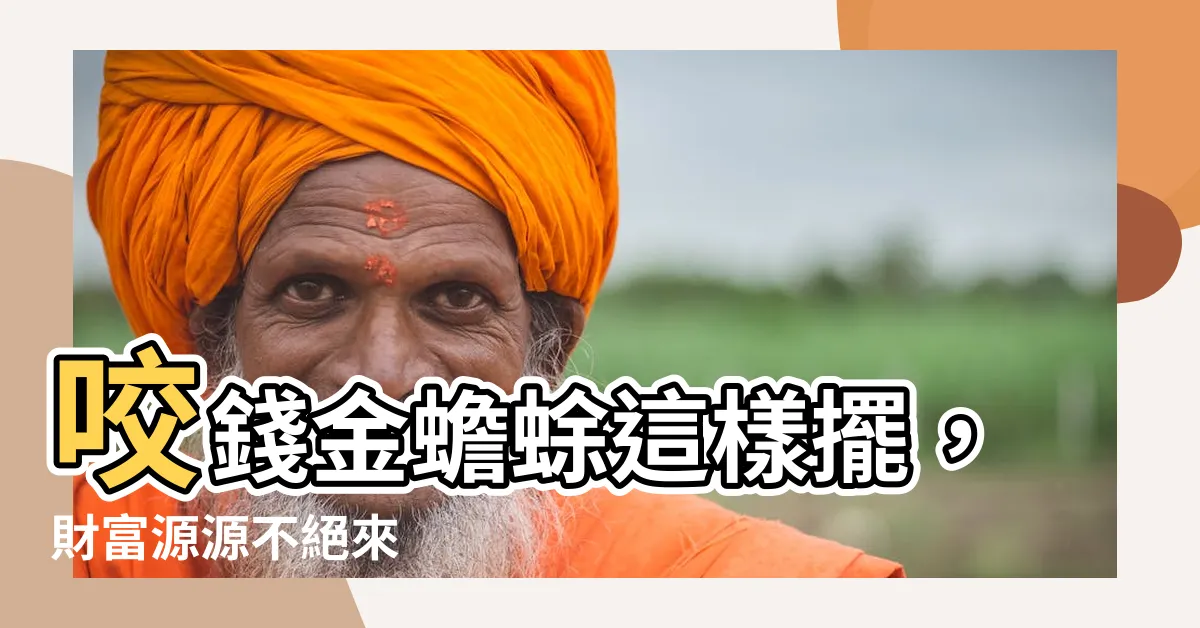 【咬錢金蟾蜍】咬錢金蟾蜍這樣擺，財富源源不絕來