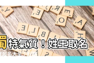 【姓王 取名】獨特氣質！姓王取名寶寶起名大全：好聽稀少，脱穎而出！