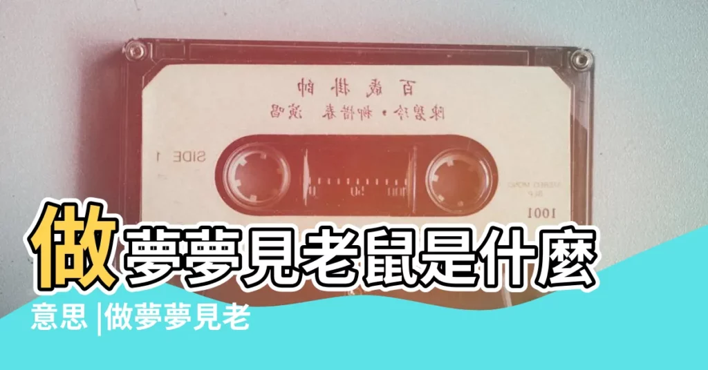 做夢夢見老鼠是什麼意思 |做夢夢見老鼠什麼寓意周公解夢 |夢見老鼠什麼意思 |【做夢夢到拴着小老鼠】