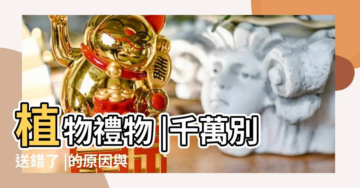 【送盆栽意義】植物禮物 |千萬別送錯了 |的原因與送禮靈感 |