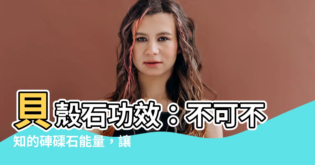 【貝殼石功效】貝殼石功效：不可不知的硨磲石能量，讓你福氣財氣滿滿！