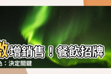 【餐飲招牌顏色】激增銷售！餐飲招牌顏色：決定關鍵